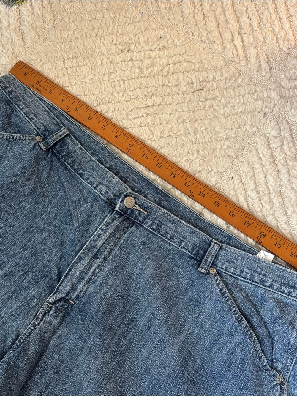 Denim cargo granola girl mom carpenter shorts - Picture 7 of 9